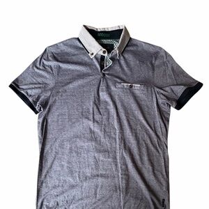 Ted Baker 100% Cotton Casual Short Sleeve Golf Polo Shirt - 4 (S)